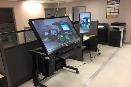 Touch screen tables for Facility Manager