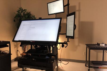 touch screen table workstation