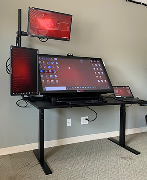 4 screen monitor setup