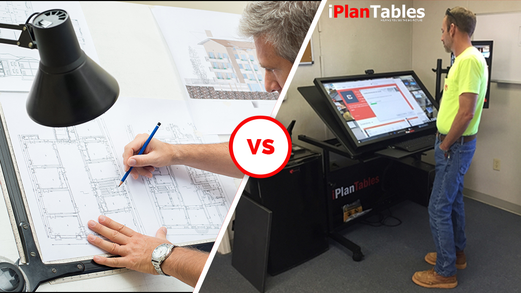 Traditional-drafting-tables-vs-electronic-drafting