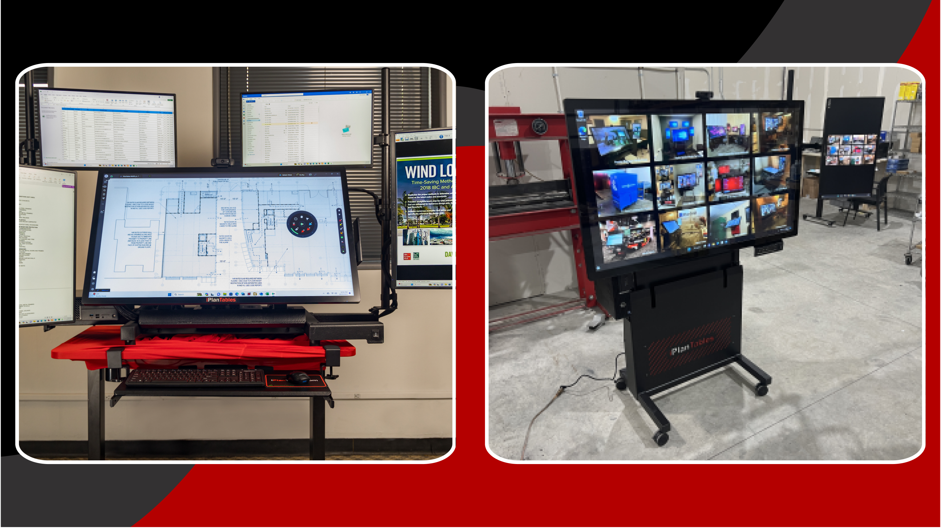 Touchscreen workstations from iPlanTables