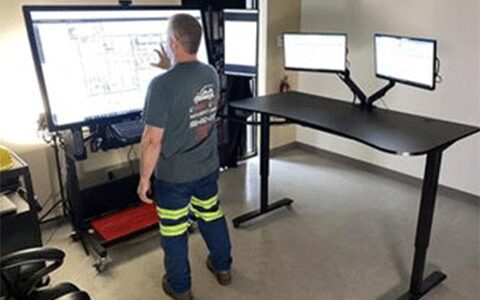 Ergonomic plan table