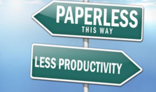 Go Paperless to increase productivity